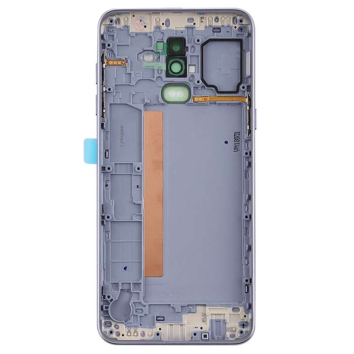 For Galaxy J8 (2018), J810F/DS, J810Y/DS, J810G/DS Back Cover with Side Keys & Camera Lens (Black)