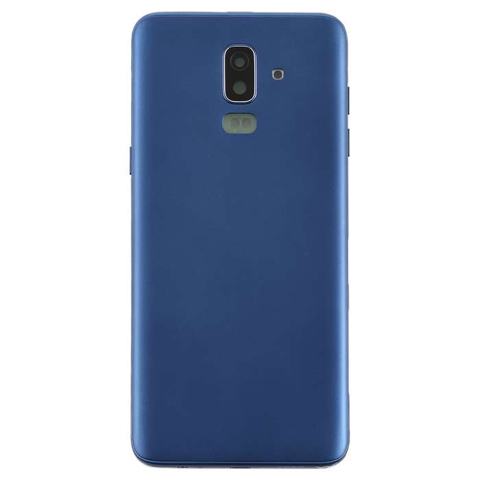 For Galaxy J8 (2018), J810F/DS, J810Y/DS, J810G/DS Back Cover with Side Keys & Camera Lens (Black)