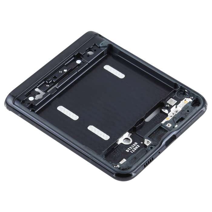 For Samsung Galaxy Z Flip 5G SM-F707 Lower Middle Frame Bezel Plate (Black)