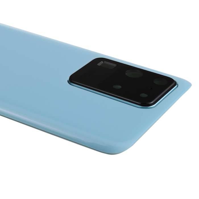 For Samsung Galaxy S20 Ultra Battery Back Cover with Camera Lens Cover (Black)