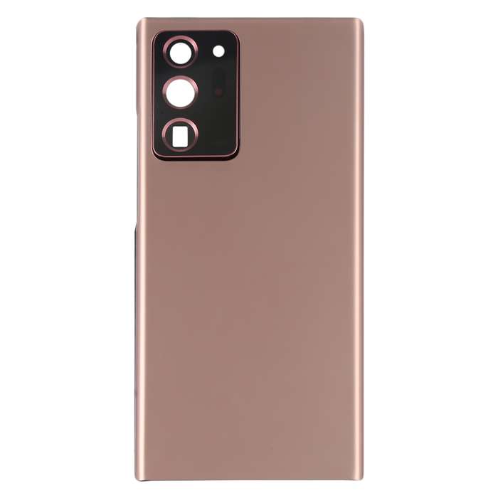 For Samsung Galaxy Note20 Ultra Battery Back Cover with Camera Lens Cover (White)
