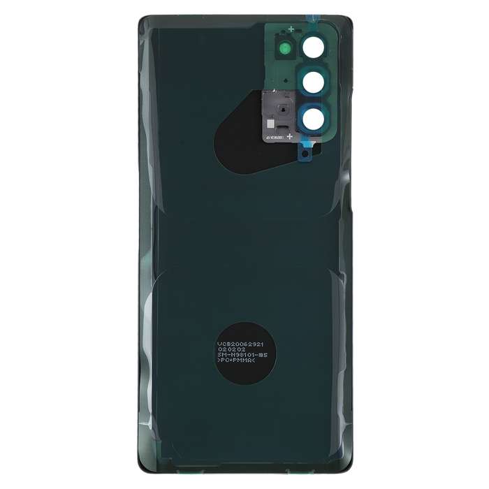For Samsung Galaxy Note20 Battery Back Cover with Camera Lens Cover (Black)