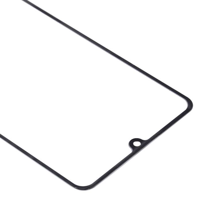 For Samsung Galaxy A31 10pcs Front Screen Outer Glass Lens (Black)