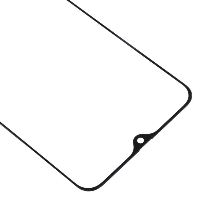 For Samsung Galaxy A40s 10pcs Front Screen Outer Glass Lens (Black)