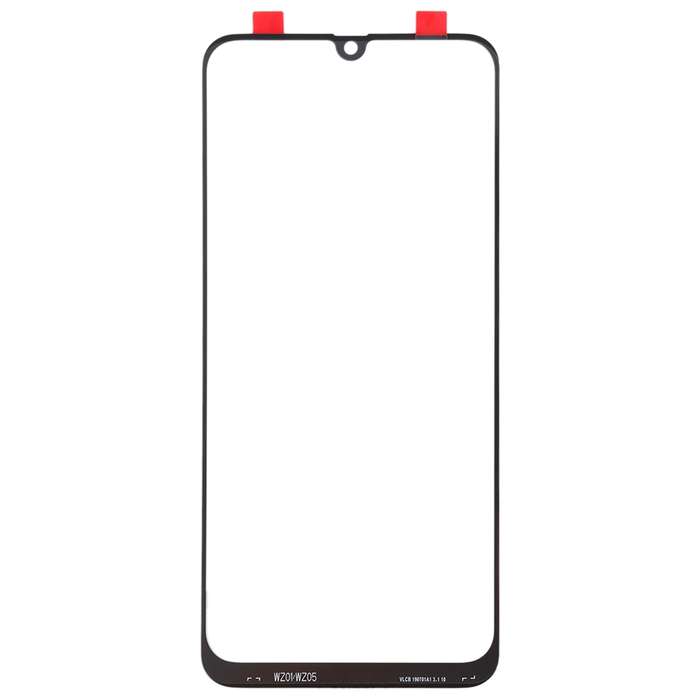 For Samsung Galaxy A50s 10pcs Front Screen Outer Glass Lens (Black)