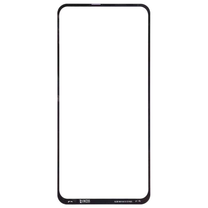 For Samsung Galaxy A60 10pcs Front Screen Outer Glass Lens (Black)