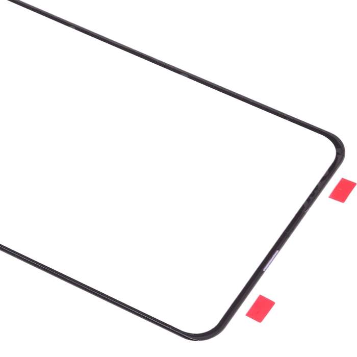 For Samsung Galaxy A60 10pcs Front Screen Outer Glass Lens (Black)
