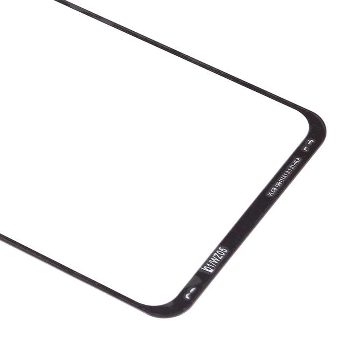 For Samsung Galaxy A60 10pcs Front Screen Outer Glass Lens (Black)