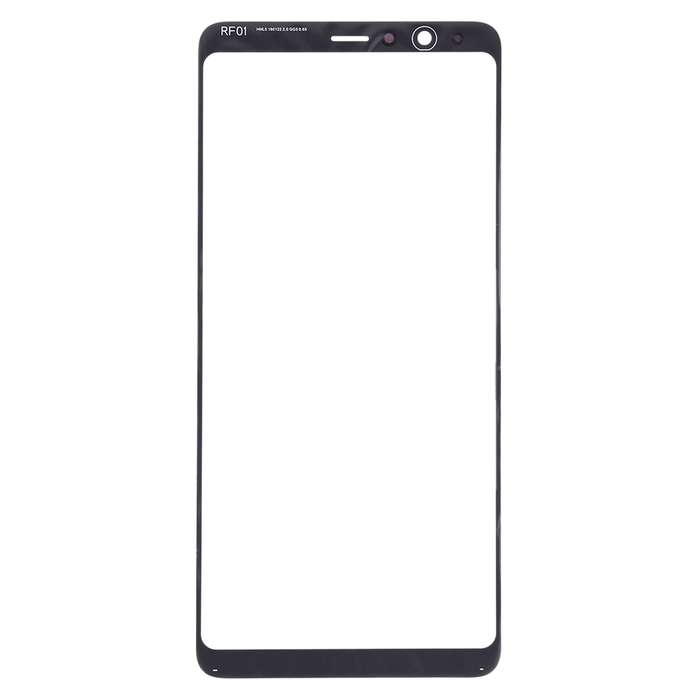 For Samsung Galaxy A8 Star / A9 Star 10pcs Front Screen Outer Glass Lens (Black)