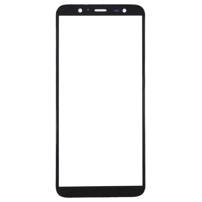 For Samsung Galaxy J8, J810F/DS, J810Y/DS, J810G/DS 10pcs Front Screen Outer Glass Lens (Black)