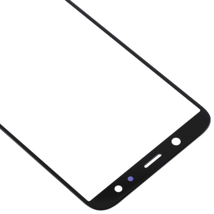 For Samsung Galaxy A6 (2018) 10pcs Front Screen Outer Glass Lens (Black)