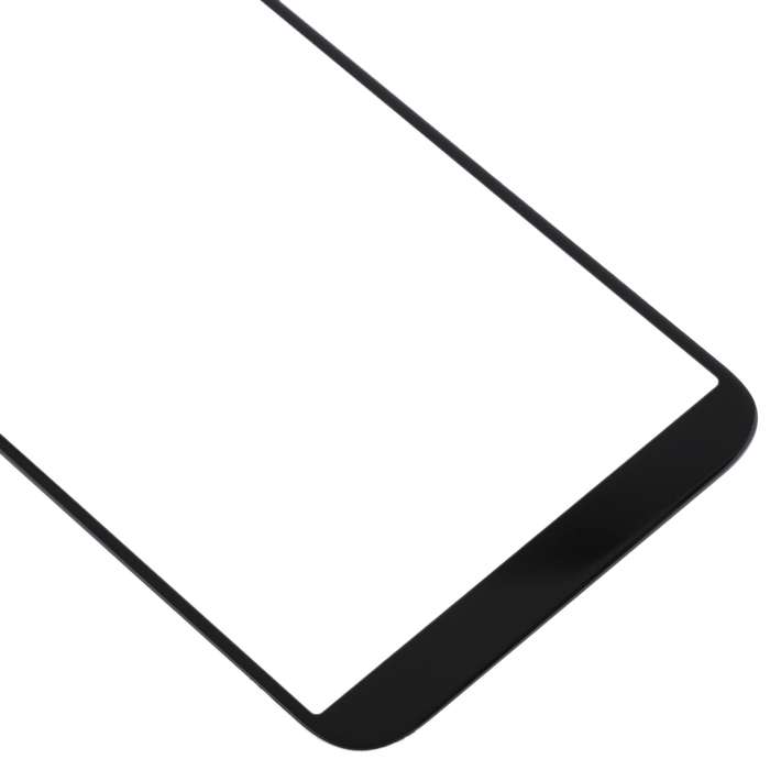 For Samsung Galaxy A6 (2018) 10pcs Front Screen Outer Glass Lens (Black)