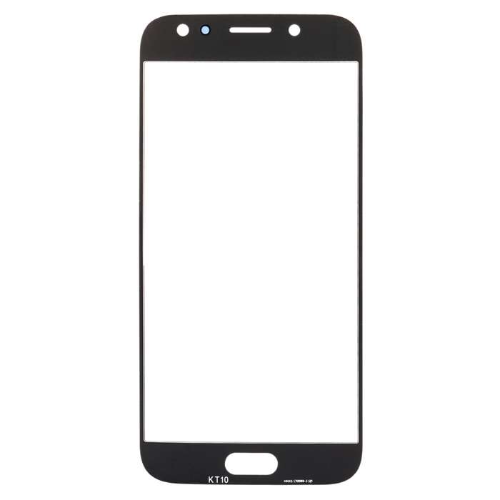 For Samsung Galaxy J7 (2017) / J730 10pcs Front Screen Outer Glass Lens (Blue)