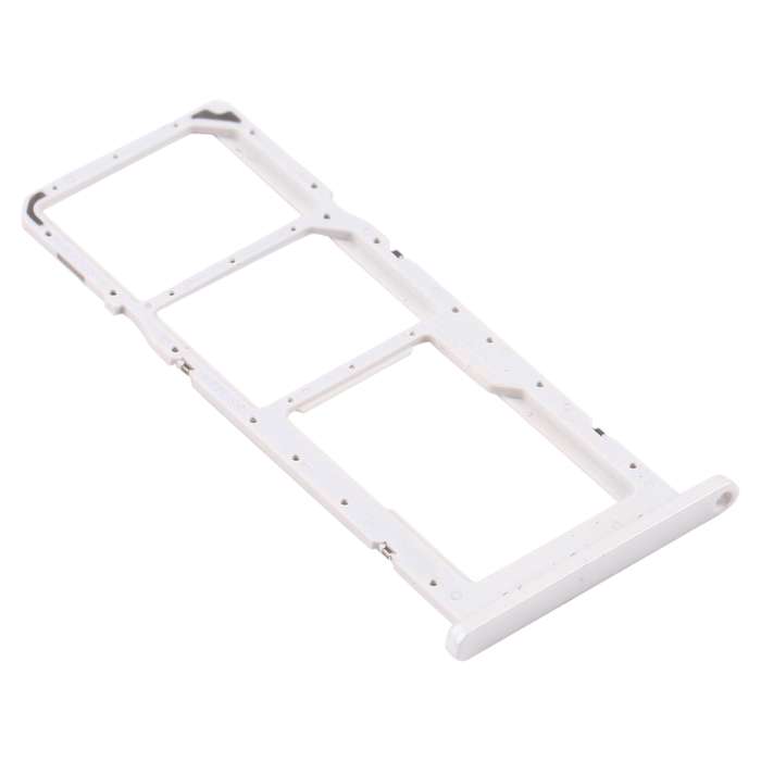 For Samsung Galaxy A02s SM-A025 SIM Card Tray + SIM Card Tray + Micro SD Card Tray (Black)