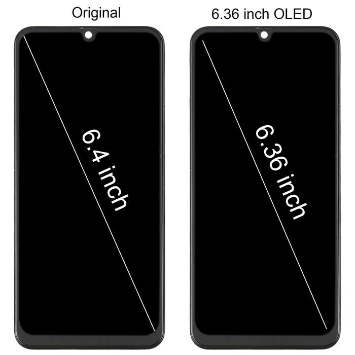 6.36 inch OLED LCD Screen for Samsung Galaxy M31 / Galaxy M31 Prime SM-M315 Digitizer Full Assembly