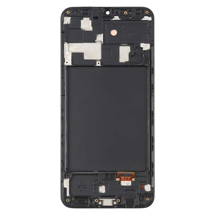 6.36 inch OLED LCD Screen for Samsung Galaxy A20 SM-A205 Digitizer Full Assembly with Frame (Black)