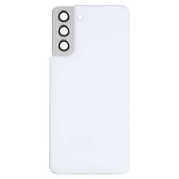 For Samsung Galaxy S21 5G Battery Back Cover with Camera Lens Cover (Purple)