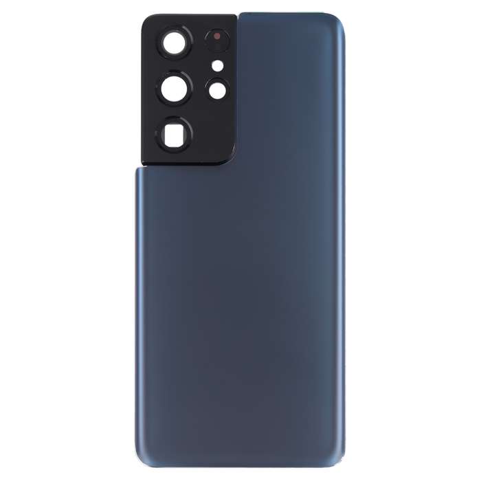 For Samsung Galaxy S21 Ultra 5G Battery Back Cover with Camera Lens Cover (Purple)