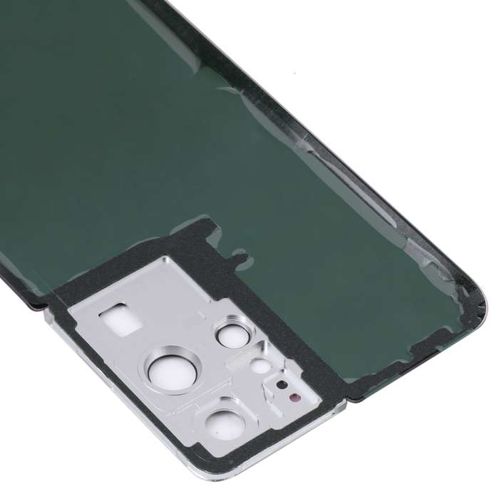 For Samsung Galaxy S21 Ultra 5G Battery Back Cover with Camera Lens Cover (Brown)