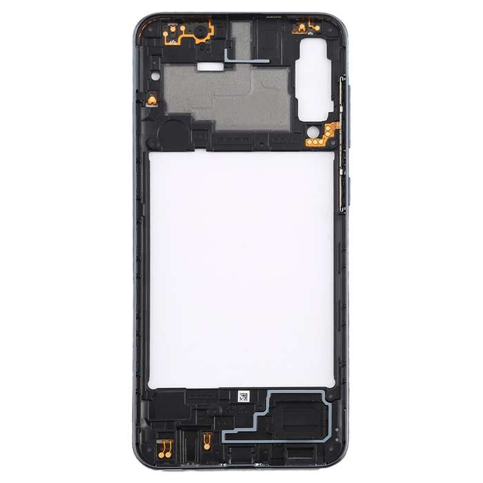 For Galaxy A50s Rear Housing Frame with Side Keys (Black)