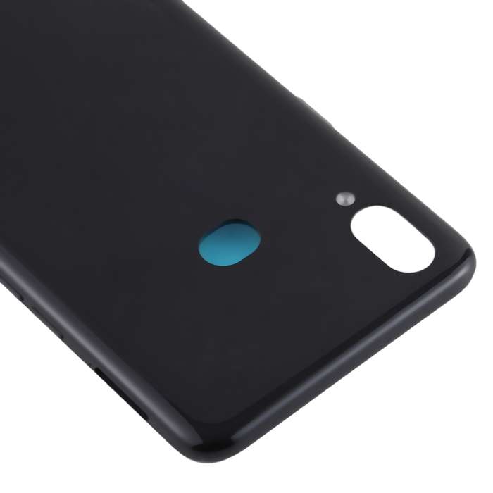 For Galaxy A10s Battery Back Cover with Side Keys (Black)