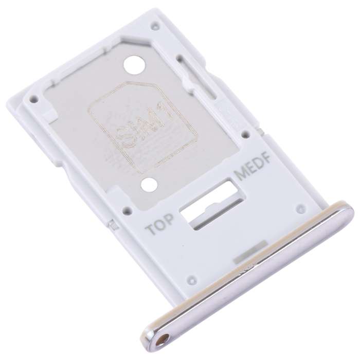 For Samsung Galaxy A54 SM-A546 Original SIM Card Tray + Micro SD Card Tray (Gold)