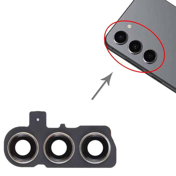 For Samsung Galaxy S23 SM-S911B Original Camera Lens Cover(Silver)