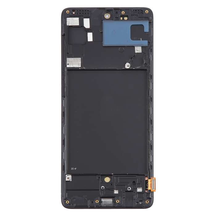 For Samsung Galaxy A71 4G SM-A715F 6.43 inch OLED LCD Screen Digitizer Full Assembly with Frame (Bla