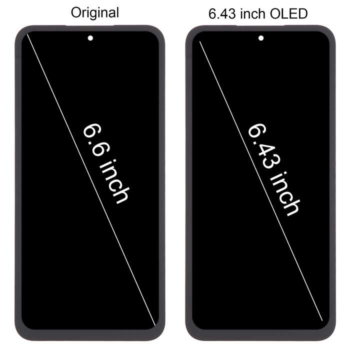 For Samsung Galaxy A55 SM-A556B 6.43 inch OLED LCD Screen Digitizer Full Assembly