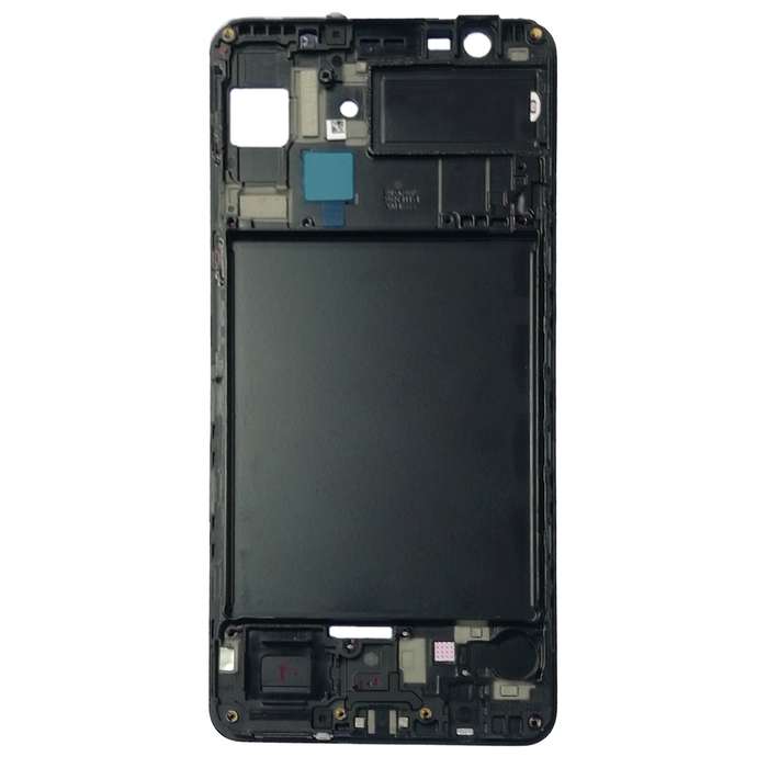 For Galaxy A7 (2018) / A750 Front Housing LCD Frame Bezel Plate (Black)