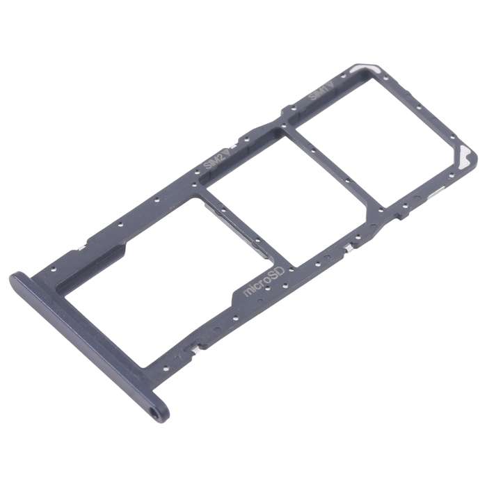 For Samsung Galaxy A06 SM-A065F Original SIM Card Tray + SIM Card Tray + Micro SD Card Tray (Black)