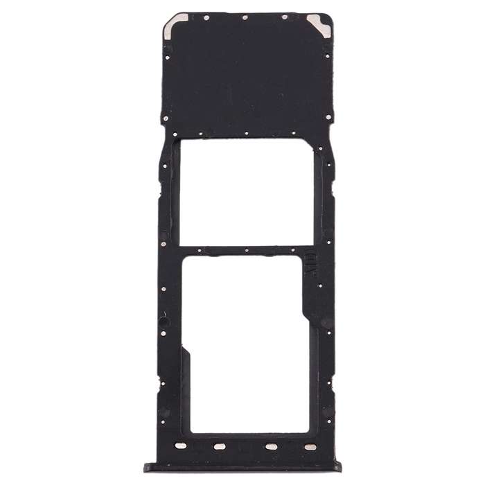 For Galaxy A10 SIM Card Tray + Micro SD Card Tray (Black)