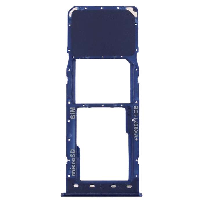 For Galaxy A10 SIM Card Tray + Micro SD Card Tray (Black)
