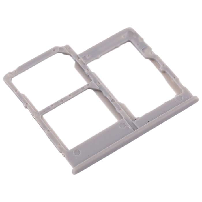 For Galaxy A40 SIM Card Tray + SIM Card Tray + Micro SD Card Tray (Dark Blue)