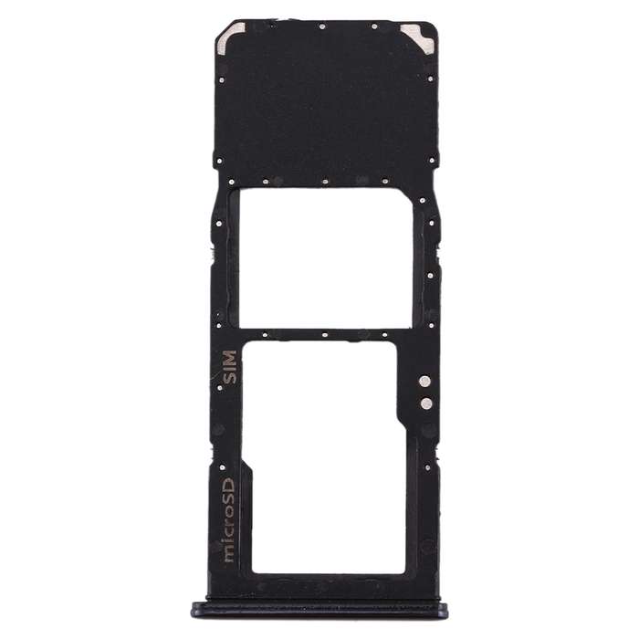 For Galaxy A70 SIM Card Tray + Micro SD Card Tray (Blue)