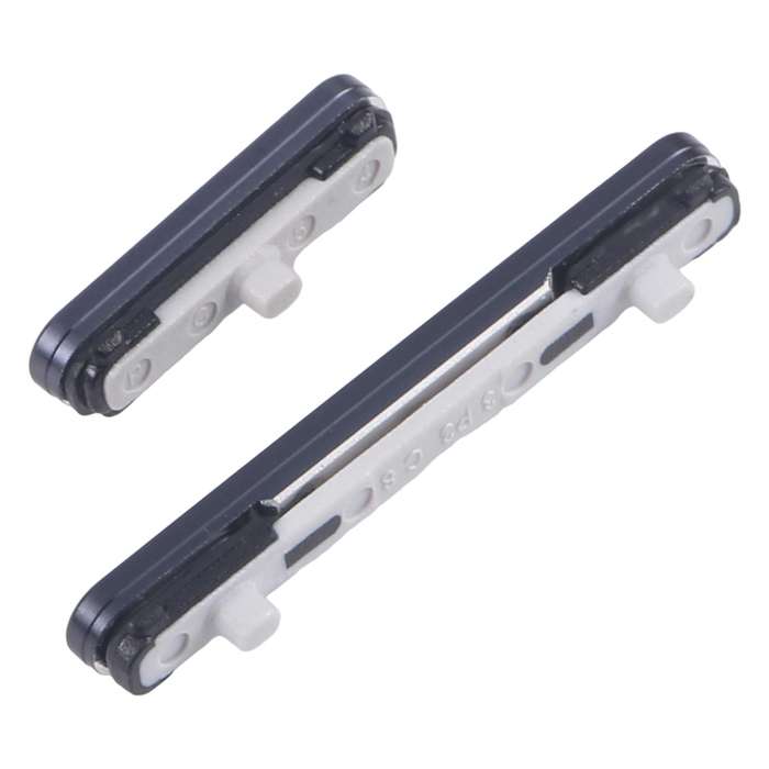 For Samsung Galaxy S25 Ultra SM-S938B 10pcs Power Button and Volume Control Button (Black)