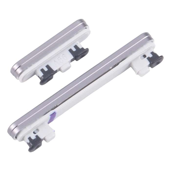 For Samsung Galaxy A56 SM-A566B 10pcs Power Button and Volume Control Button (Grey)