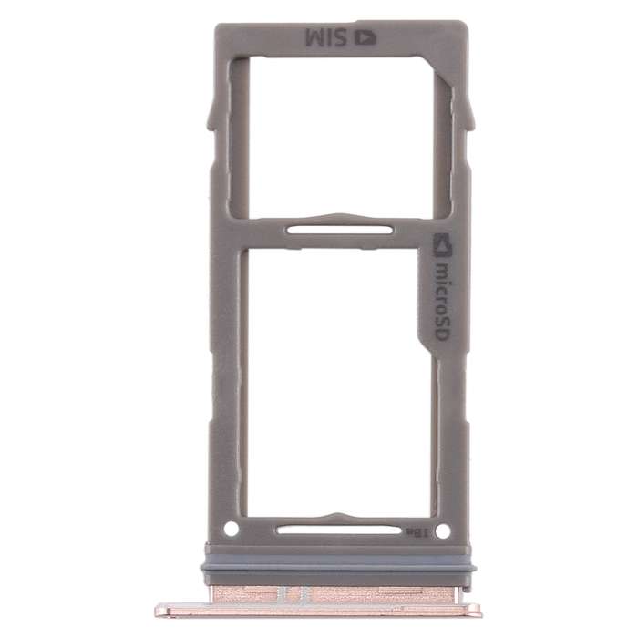 For Samsung Galaxy S10+ / S10 / S10e SIM Card Tray + Micro SD Card Tray (Rose Gold)