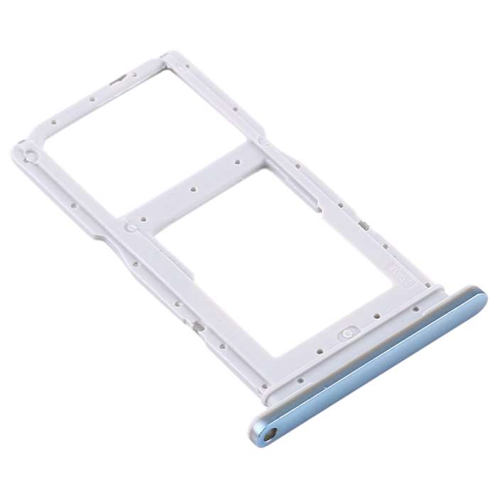 SIM Card Tray + SIM Card Tray / Micro SD Card Tray for Huawei Y9s(Blue)
