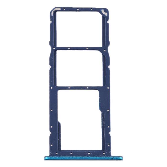 SIM Card Tray + SIM Card Tray + Micro SD Card Tray for Huawei Honor 8A Pro (Blue)