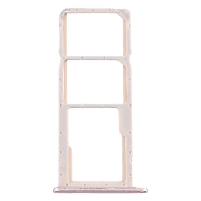 SIM Card Tray + SIM Card Tray + Micro SD Card Tray for Huawei Honor 8A Pro (Blue)