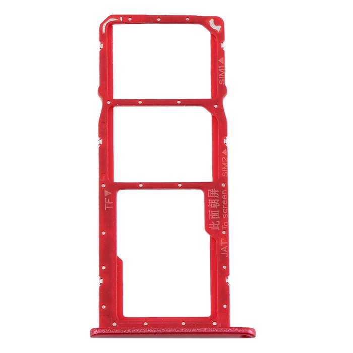 SIM Card Tray + SIM Card Tray + Micro SD Card Tray for Huawei Honor 8A Pro (Blue)