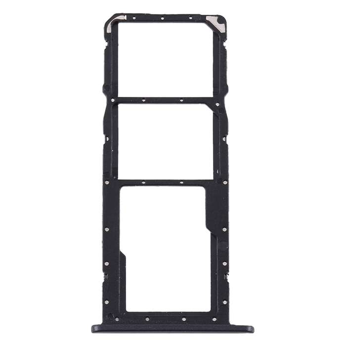 SIM Card Tray + SIM Card Tray + Micro SD Card Tray for Huawei Y6 Pro (2019) (Black)