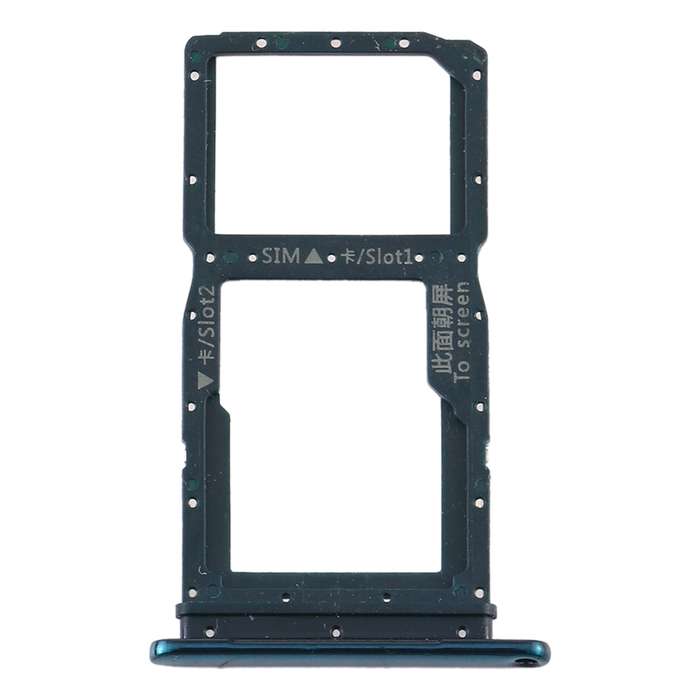 SIM Card Tray + SIM Card Tray / Micro SD Card Tray for Huawei Enjoy Z 5G (Black)