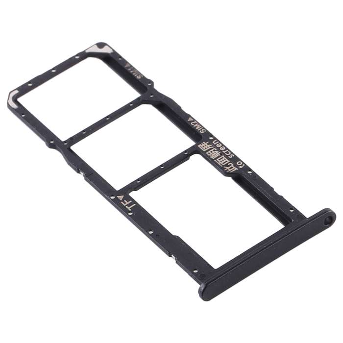 SIM Card Tray + SIM Card Tray + Micro SD Card Tray for Huawei Y6p (Silver)