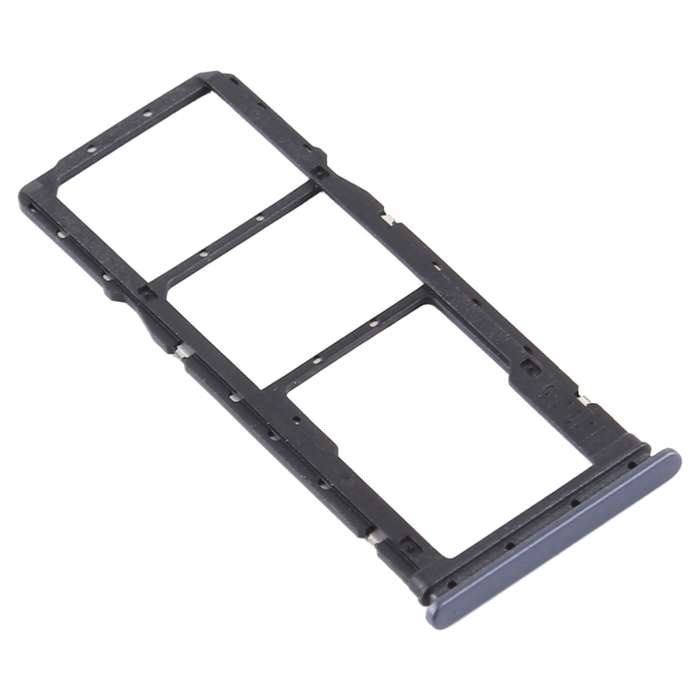 SIM Card Tray + SIM Card Tray + Micro SD Card Tray for Xiaomi Redmi 9/Poco C31(Black)