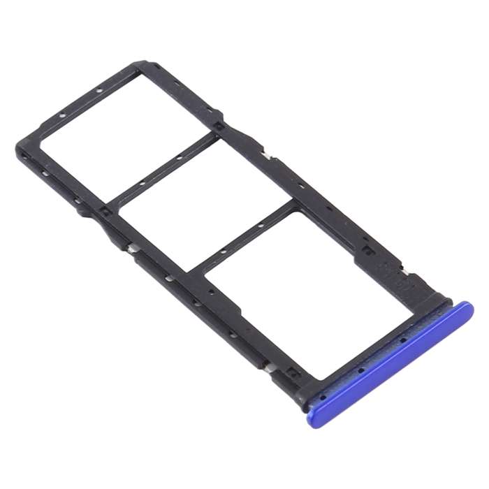 SIM Card Tray + SIM Card Tray + Micro SD Card Tray for Xiaomi Redmi 9/Poco C31(Black)