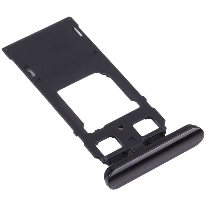 SIM Card Tray + SIM Card Tray / Micro SD Card Tray for Sony Xperia 1 / Xperia XZ4 (Silver)