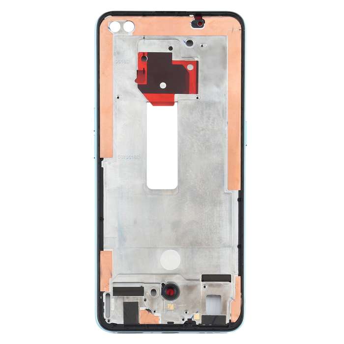 For OPPO Reno4 5G PDPM00, PDPT00, CPH2091 Front Housing LCD Frame Bezel Plate (Purple)