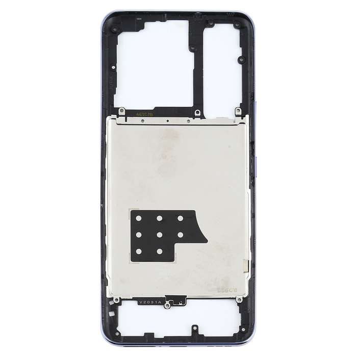 For Vivo Y73s V2031A Middle Frame Bezel Plate(Black)